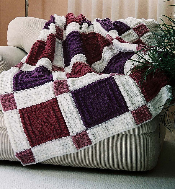 LOVE U blanket pattern