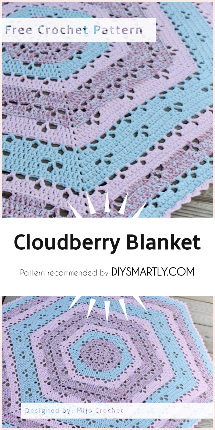 Cloudberry Blanket - Free Crochet Pattern 