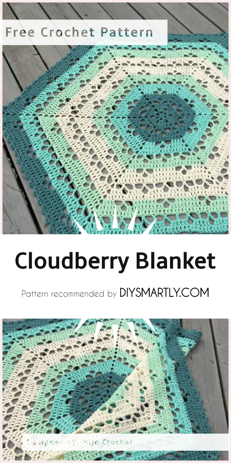Cloudberry Blanket - Free Crochet Pattern