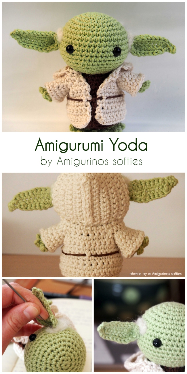 Amigurumi Yoda by Amigurinos softies