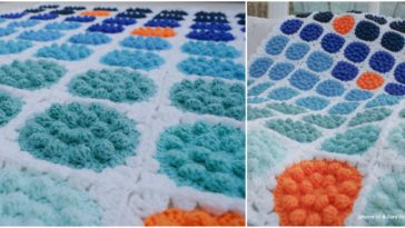 Crochet Bobble Pop Blanket Pattern