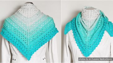 Easy Lavonne Crochet Shawl Pattern