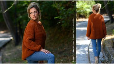 Easy Pumpkin Sweater Knitted Pattern In Fall Colors