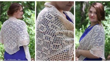 Squill Shawl Collage