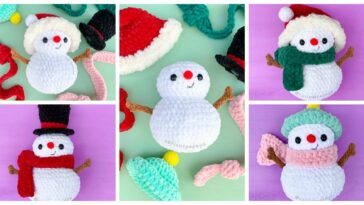 Dress Up Snowman Collage