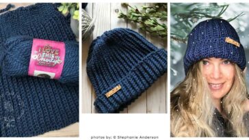 Chunky Ribbed Unisex Hat Banner